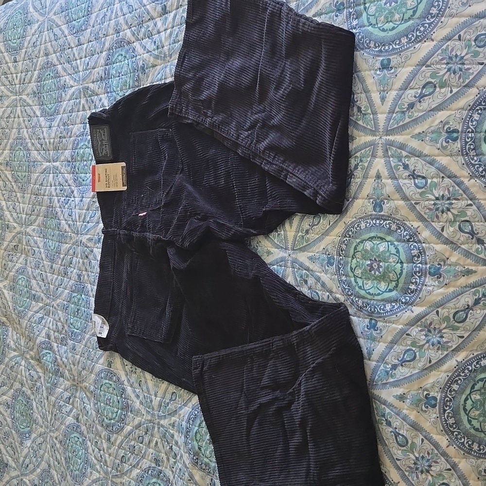 Levi's Blackish / DK Gray Corduroy Pants 33x30
